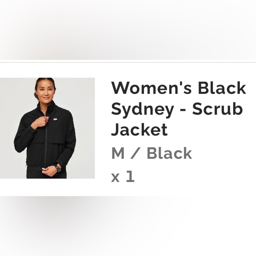 Black Figs Sydney Jacket. NWOT. Size M